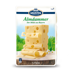Goldsteig Almdammer in Scheiben - Schnittkäse