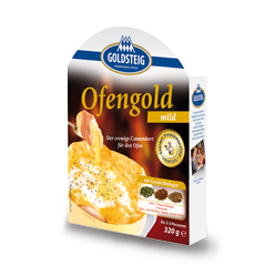 Goldsteig Ofengold cheese oven creamy & mild mit Gewürzbeilagen