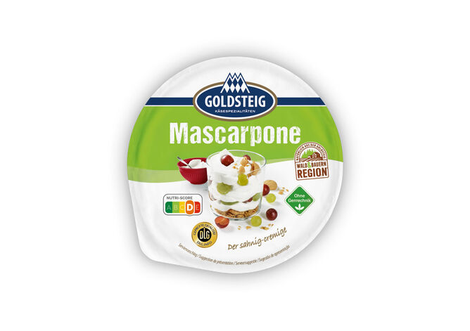 Mascarpone von GOLDSTEIG in 250g Verpackung 