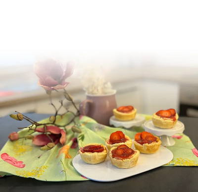 Rezepte & Inspirationen: Monika Nagl Erdbeer Ricotta Körbchen zum Muttertag | GOLDSTEIG.