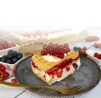 Rezept | Monika Nagl - Waffelkuchen mit Beeren