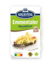 Emmentaler hauchdünn - GOLDSTEIG Käsespezialitäten Emmentaler hauchdünn von GOLDSTEIG Produktbild