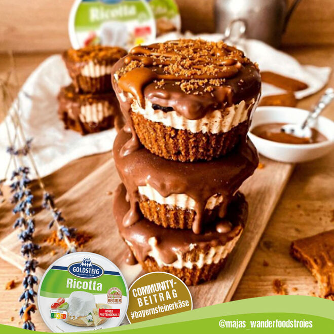 Aktionen & Neues (Aktionen-Neues) / Social-Media-Posts: Lotus Biscoff Cheesecake Cups. Mascarpone von GOLDSTEIG.