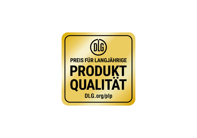 Qualität und Auszeichnungen: Siegel DLG Preis für langjährige Produktqualität