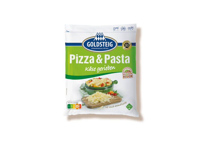 Almdammer Pizza & Pasta Käse von GOLDSTEIG in 200g Verpackung