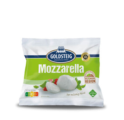 Mozzarella Kugel classic von GOLDSTEIG in Verpackung 