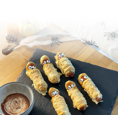 Rezept | Mumien Würstchen im Blätterteig