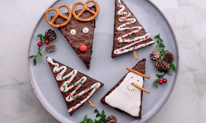 Butter - Weihnachtliche Lebkuchen-Brownies - GOLDSTEIG