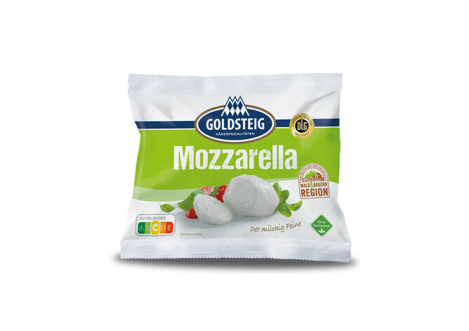 Mozzarella Kugel classic von GOLDSTEIG in 125g Verpackung
