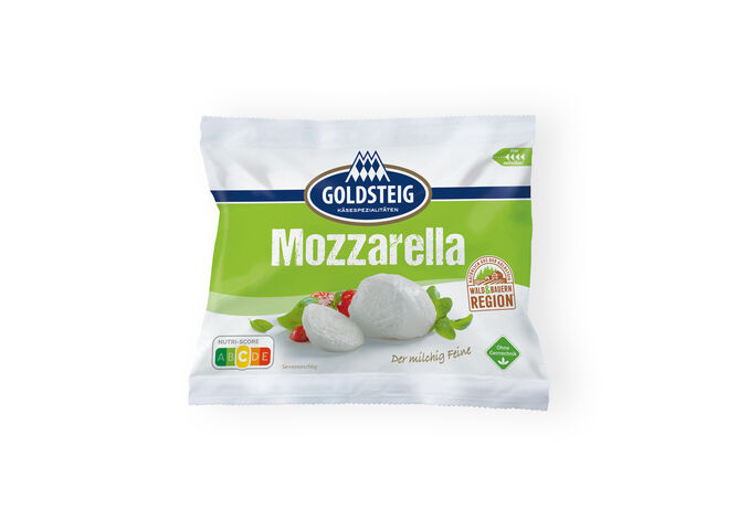 Mozzarella Kugel classic von GOLDSTEIG in 125g Verpackung