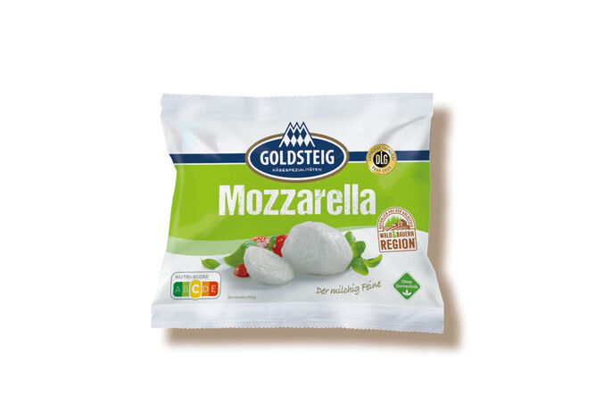 Mozzarella Kugel classic von GOLDSTEIG in 125g Verpackung