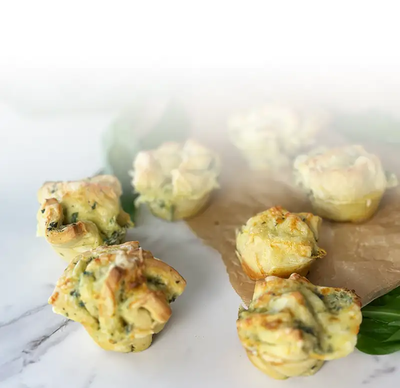 Rezept | Moni Nagl - Bärlauch-Zupfbrot-Muffins Rezept | Moni Nagl - Bärlauch-Zupfbrot-Muffins