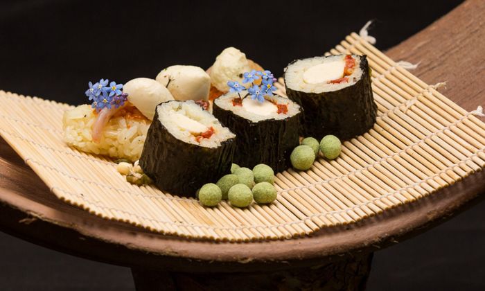 Sushi mit Mini Bambini Mozzarella - GOLDSTEIG