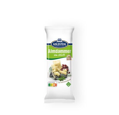 Almdammer Stück von GOLDSTEIG in Verpackung 