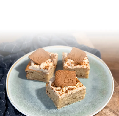 Rezept | Lotus Blondies mit Butter von GOLDSTEIG