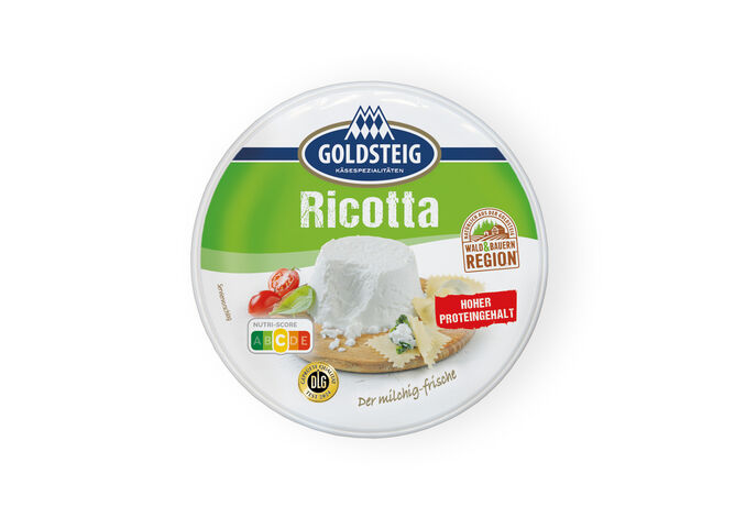 Ricotta von GOLDSTEIG in Verpackung 